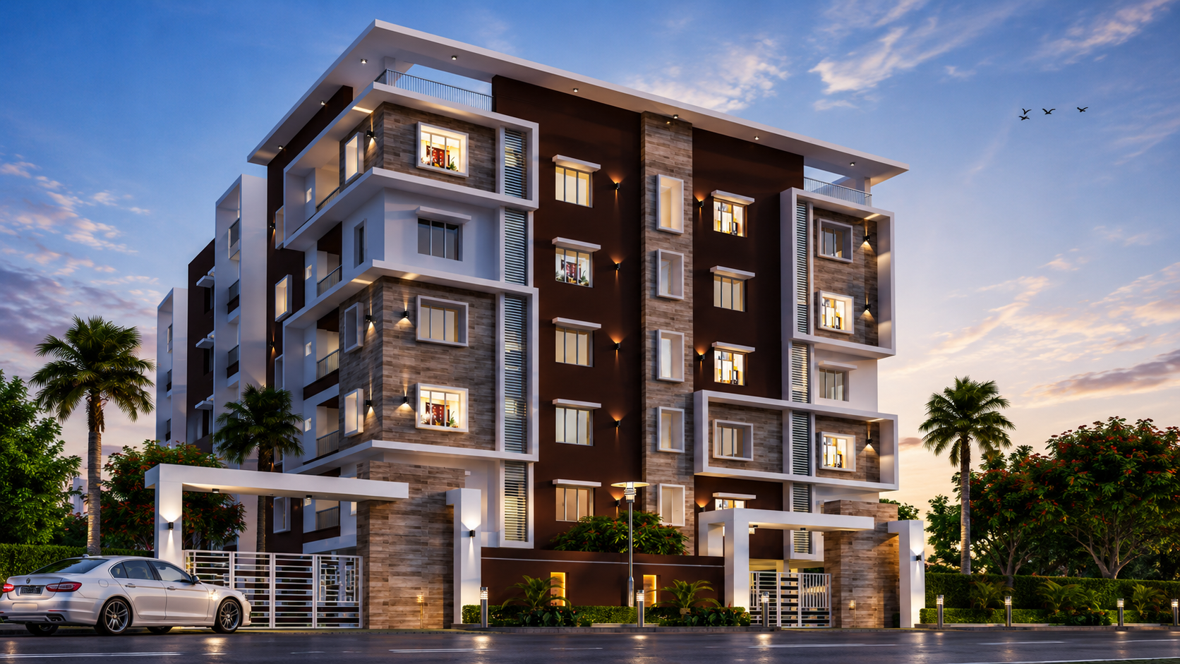 Eco Casa Ujjain completed apartment project in Kompally, Hyderabad